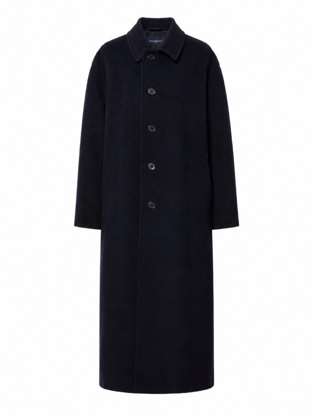 Burberry London Wool Cashmere Coat - Navy